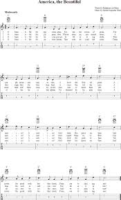 America The Beautiful Chords Sheet And Chords Collection