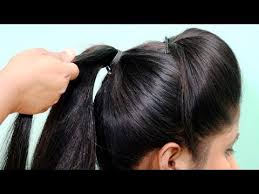 In the background you can see the sofa set which is gold in color. Quick Hairstyle For Saree Simple Hairstyle Cute Hairstyles Easy Hairstyles Hairstyles Youtube
