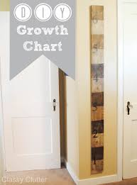 Diy Wooden Growth Chart Tutorial Classy Clutter