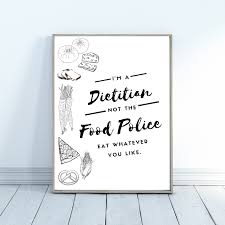 If You Are Looking For Some Humor In Your Office Waiting Room Or Home That Is Also Inspiring This Poster Pr Food Police Food Wall Art Nutrition Facts Design