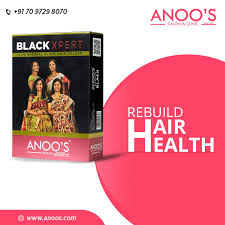 Rebuild Hair Health By Using Anoos Black Xpert Hair Color For Black Hair Natural Black Hair Color Black Natural Hairstyles
