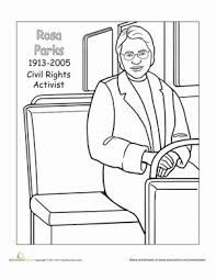 Rosa Parks Worksheet Education Com Black History Month Worksheets Black History Month Activities Black History Month Activities Preschool