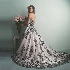 Black And White Wedding Dresses David S Bridal Black And White Wedding Dresses David 039 S Bridal Lovely Vestido De Noiva Sweetheart White And Black Wedding Dress Gowns Gowns Dresses Black Wedding Dresses