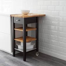 stenstorp kitchen trolley, black brown