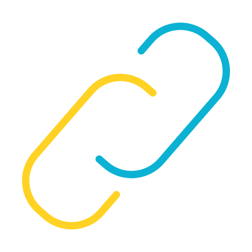 Diseño PNG Y SVG De Icono De Enlace Para Camisetas