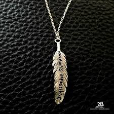 Depeche Mode Nothings Impossible Sterling Silver Handmade Pendant Feather Pendant Angel Feather Pendant Inspirational Quotes Pendant Pendant Feather Pendant Quote Pendant