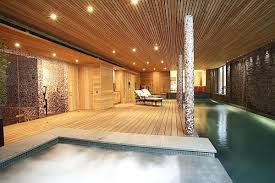 Luxurious Home Spa With Wooden Home Spa Room Spa Rooms Home Spa