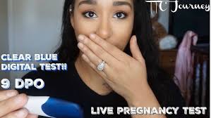 CYCLE 2 LIVE PREGNANCY TEST