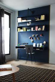 Realisation Marianne Evenou Paris Delimiter L Espace Bureau Par La Couleur Deco Bureau Idee Deco Deco Interieure