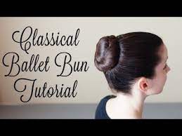 source ballerinasbynight via youtube 8 ballerina bun we ve saved one of the easiest for last ba ballet hairstyles dance tutorial hair cutting in photoshop cs6