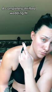Thrifted wedding outfit idea🤍 #wedding #lgbt #lgbtq #wlw #foryou #for...