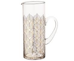 Dzbanek Pitcher Transparentny Zloty Andrea Kehl Stylistka Fryzur Z Monachium Moze Pochwalic Sie Niezwyklym Wyczuciem Stylu Jej Fascy Pitcher Glassware Gold