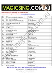 Songs Included With Et 23kh Magic Sing Indonesian Edition Om Www Magicsingdownloads Com Manualzz