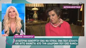 Ότι «δεν είναι μία γυναίκα διανοουμένη». Iwanna Mandroy Blepw To My Style Rocks Giati Pairnw Kai Kamia Stilistikh Idea Open Tv