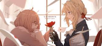 #kyoukai no kanata #beyond the boundary #mirai kuriyama #akihito kanbara #otp #this anime k*lled me aááááaááaáaá #and now theres probably no. Violet Evergarden X Mirai Kuriyama X Kyoukai No Kanata Bach Do Violetevergarden