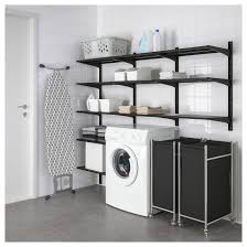 Algot 3 Sections Etageres Noir Ikea Ikea Algot Rayonnage Plafond Incline