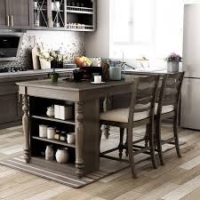 Shop with afterpay on eligible items. Furniture Of America Reln Traditional 3 Piece Kitchen Island Set On Sale Overstock 31470718