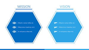 Mission statements, unlike vision statements, are not something that the company is longing for, but is what the company is currently capable of. Free Vision And Mission Business Powerpoint Template Slidemodel