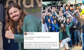 Dan price is an american internet entrepreneur. Ceo Says Billionaire S Giving To Charity Is One Of Capitalism S Biggest Pr Scams Daily Mail Online