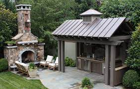 Pin By Vinny Commisso On Outdoor Living Bluestone Patio Exterior Fireplace Patio Stones