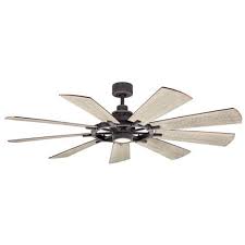 French country is one of the most breakfast room. Kichler Gentry Weathered Zinc Led 65 Inch Ceiling Fan 300265wzc Bellacor