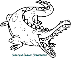Cartoon Crocodile Cocodrilo Dibujo Imagenes Para Pintar Cocodrilos
