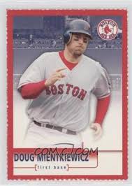 Made by wincraft and licensed by major league baseball. 2004 Upper Deck Mcdonald S Boston Red Sox Champions Sheets Base Singles 14 Doug Mientkiewicz