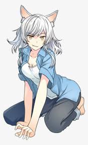 Anime black and white wolf wallpaper is free hd wallpaper. Fox Girl Psd68008 Anime Cat Girl Mage Png Image Transparent Png Free Download On Seekpng