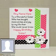 Online Birthday Wishes Card For Sister Birthday Wishes Cards Happy Birthday Sister Cards Sister Birthday Card
