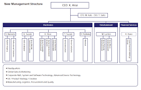 Visible Business Sony Organizational Chart 2012