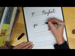 Alphabet letters, words, numbers, sentences, and poems. Learn Cursive Letter P Youtube