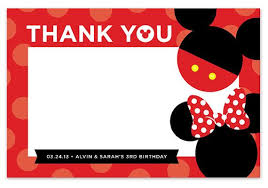 Thank you cards baby shower thank you cards minnie mouse thank you cards kids thank you cards disney stickers Disney Mickey Mouse Minnie Mouse Thank You Card Mickey Mouse Birthday Party Disney Scrapbook Mickey Mouse Birthday