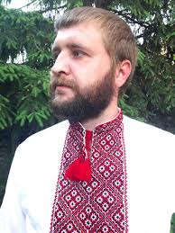 Ukrainian Hand Embroidered Shirt for Men White Slavic Wedding Costume Red &  Black Cross Stitch Embroidery Ethnic Christmas Gift