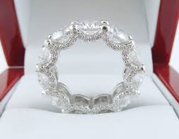 Emerald diamond eternity wedding band 10 carats white gold 14k. 10ct Eternity Band Style Sar14 Diamondnet