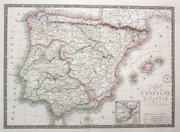 Équipe du portugal de rugby à xv. Carte De L Espagne Ancienne Espana Spain Spanien Portugal Karte Map Kupferstich Antique Print Von Brue Adrien Hubert 1786 1832 1830 Karte Antiquariat Steffen Volkel Gmbh