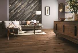 Wood On Walls Inspiration With A Blue Gray Laminate Floor Decor Home Engineered Hardwood