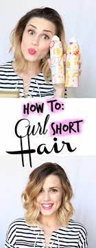 How To Curl Your Bob How To Curl Short Hair Short Hair Styles Hair Styles