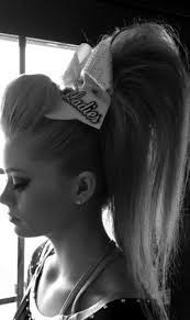 Low bun prom hairstyles for short hair. 93 Cheerleading Hairstyles Ideas Cheerleading Hairstyles Cheer Hair Cheerleading