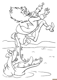 Color a crocodile father's day card. Hook And Crocodile Coloring Pages Funny Coloring Pages Coloring Pages For Kids And Adults