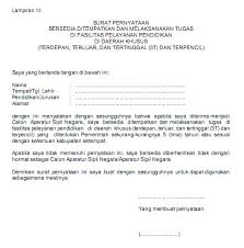 Dikeluarkan dari sekolah tinggi sandi negara. Contoh Surat Pernyataan Bersedia Ditempatkan Diseluruh Wilayah Indonesia Cpns Contoh Surat