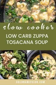 Slow Cooker Low Carb Zuppa Toscana Soup Keto Friendly Gal On A Mission Recipe Comfort Food Appetizers Comfort Food Recipes Casseroles Comfort Food Recipes Dinners