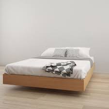 Canopy, poster, slat, sleigh, platform, upholstered & more. Nexera 346005 Queen Size Platform Bed Natural Maple The Home Depot Canada