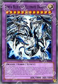 Getting either blue eyes monsters into the graveyard or field to use dragon's mirror or using polymerization to get the cards from your hand or extra. Yugioh Orica Penta Blue Eyes Ultimate Dragon Holo Foil Custom Anime Card Ebay