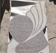 G664 Red Granite Headstone