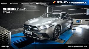 Mercedes A35 Amg Stage 1 By Br Performance Milltek Non Resonated Cat Back Exhaust Youtube