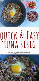 Quick And Simple Tuna Sisig Made With Canned Tuna Recipe Sisig Canned Tuna Recipes Sisig Recipe