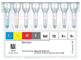 Dg gel 8 a/b/d card is for the determination of human a, b, and d antigens on the surface of red blood cells in two separate blood samples. Grifols Diagnostic Solutions 210383 Mckesson Medical Surgical