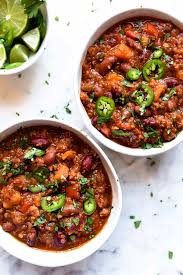 Slow Cooker Turkey And Sweet Potato Chili With Quinoa Foodiecrush Com Slowcooker Turkey Chili Slow Cooker Turkey Healthy Crockpot Recipes Crockpot Turkey