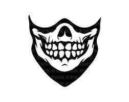 Skull Svg Skull Mask Skeleton Mask Svg Dxf Png Eps Vector In 2021 Skeleton Mask Skull Mask Mask