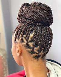 With natural hair, who want that relaxed and casual look, suitable for all occasions and all seasons, cornrows braids with a bun is a perfect style. Braided Bun Hairstyles A Guide To Perfection Curly Craze